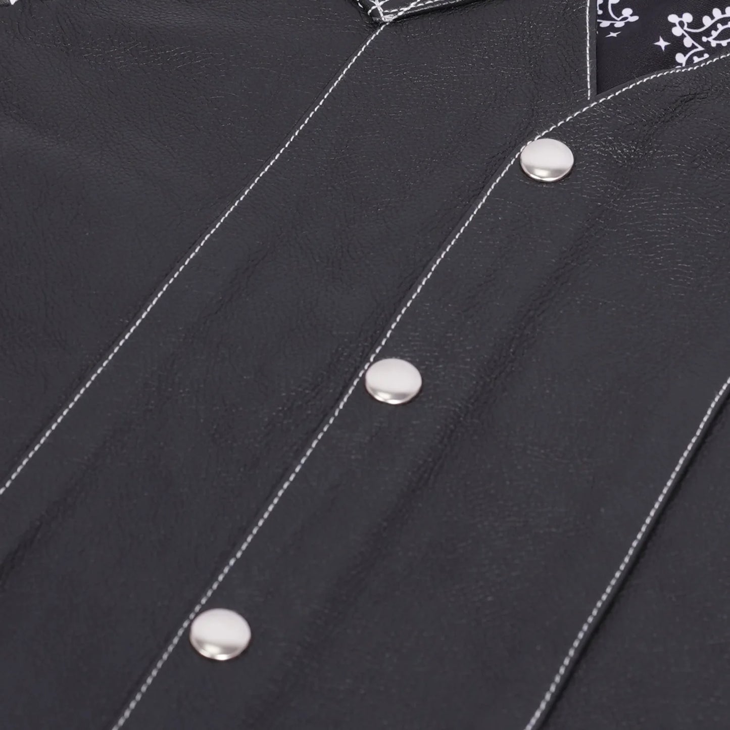 Midnight Thread – Men’s Leather Vest