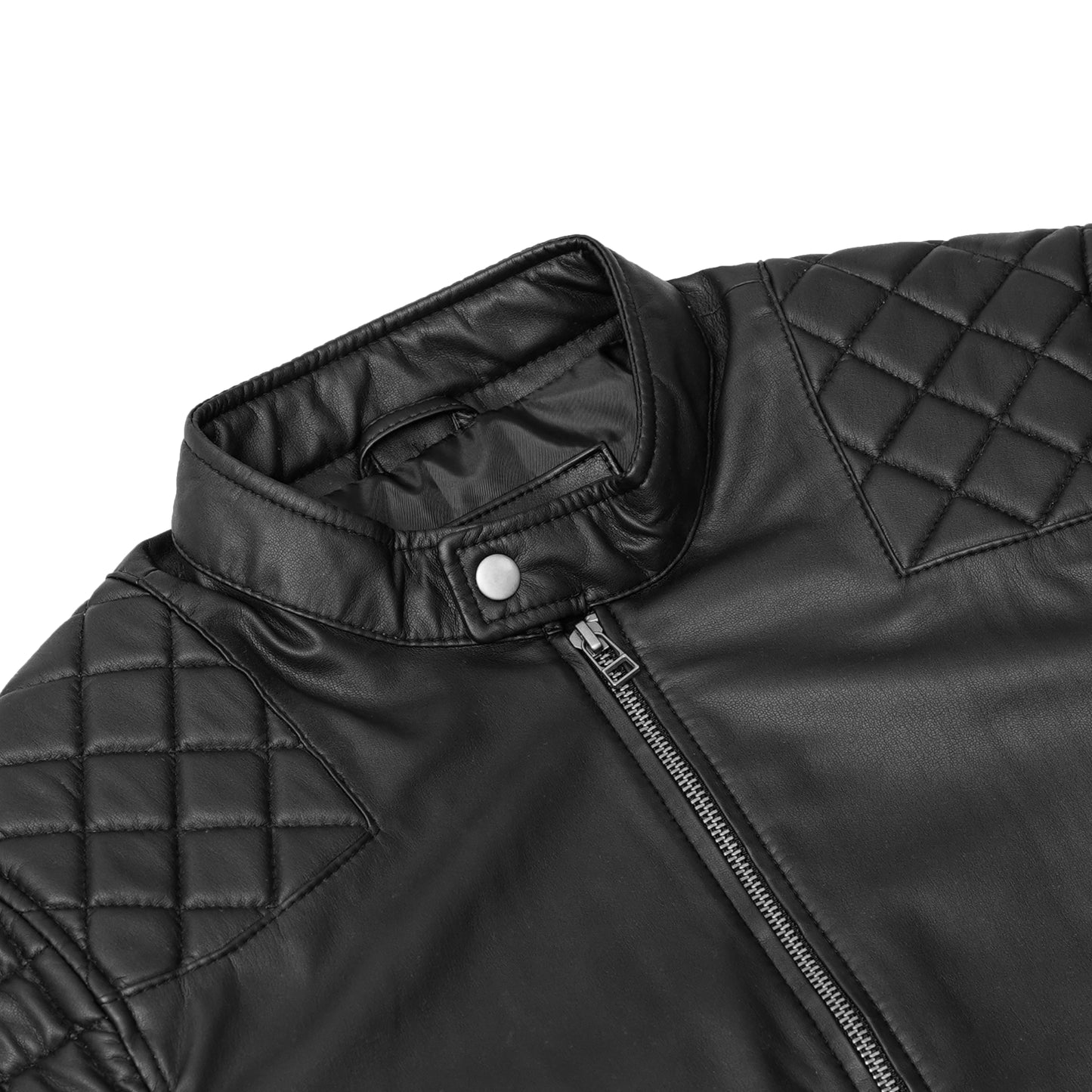Morvex – Men’s Faux Leather Motorcycle Jacket