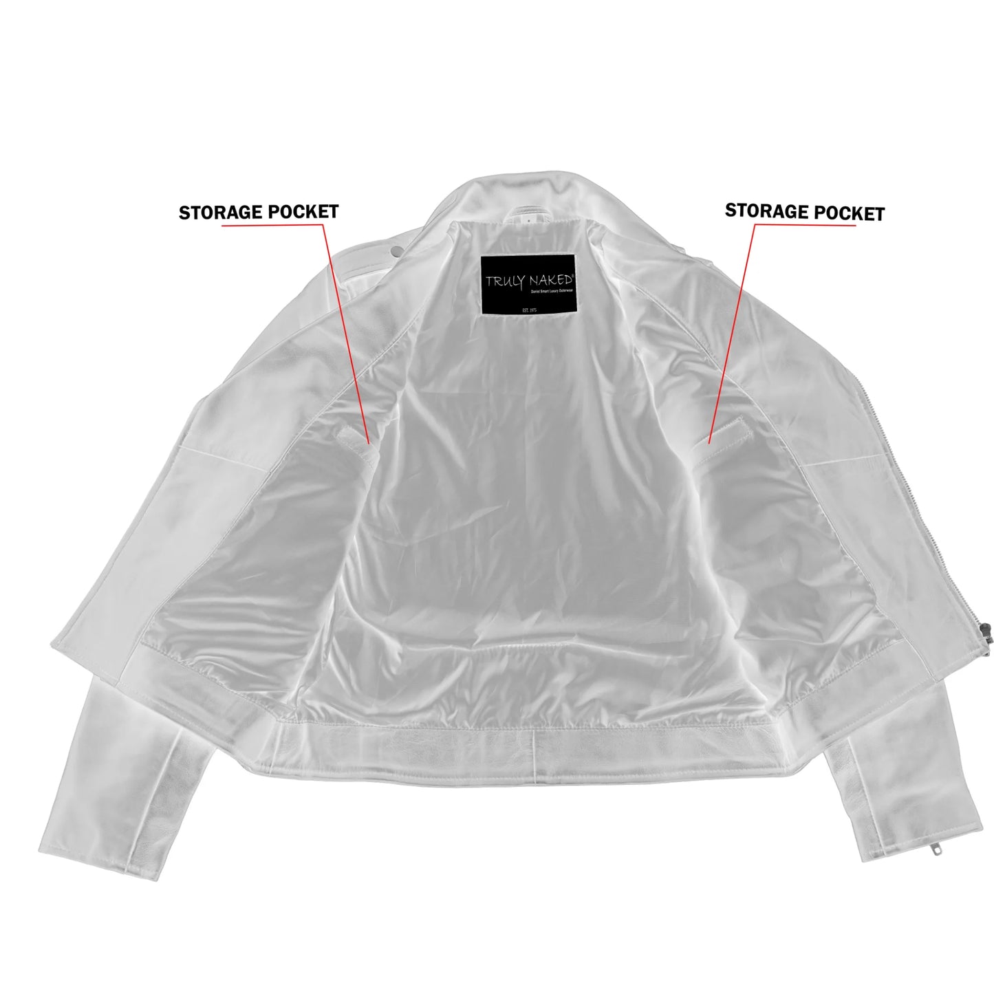 Night Shine Women's Black Fashion Leather Jacket