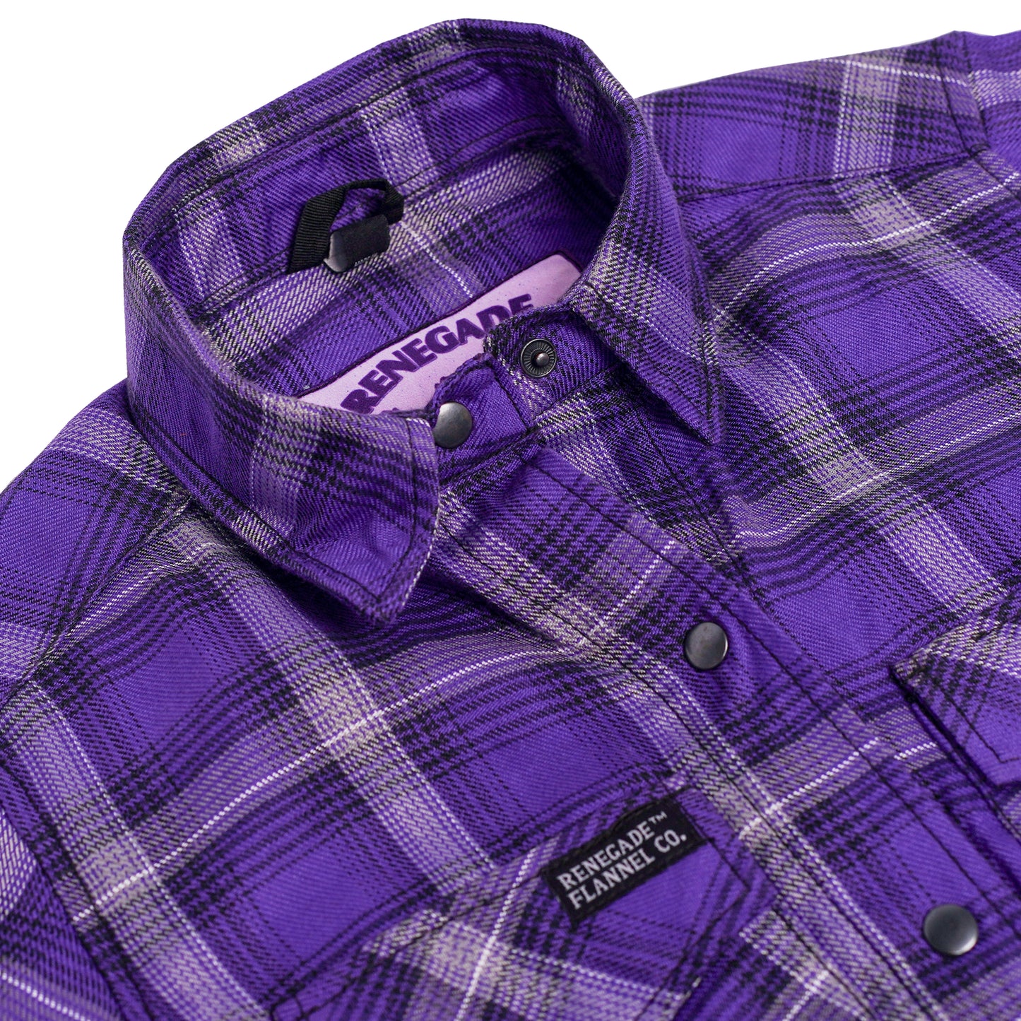 Purple Reign Women’s Purple and Gray Flannel Shirt