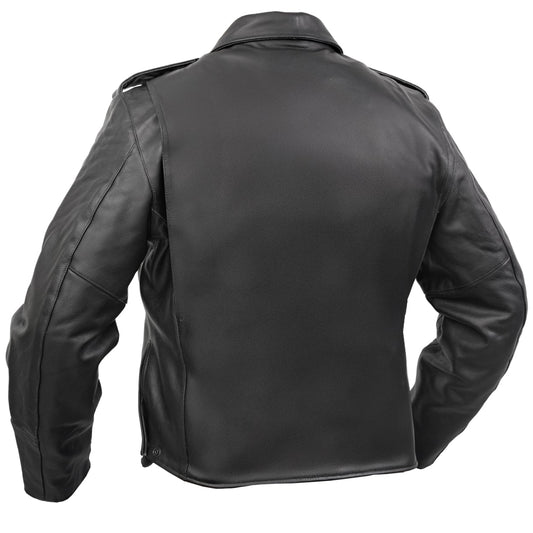 Raw Cope – Men’s Leather Motorcycle Jacket