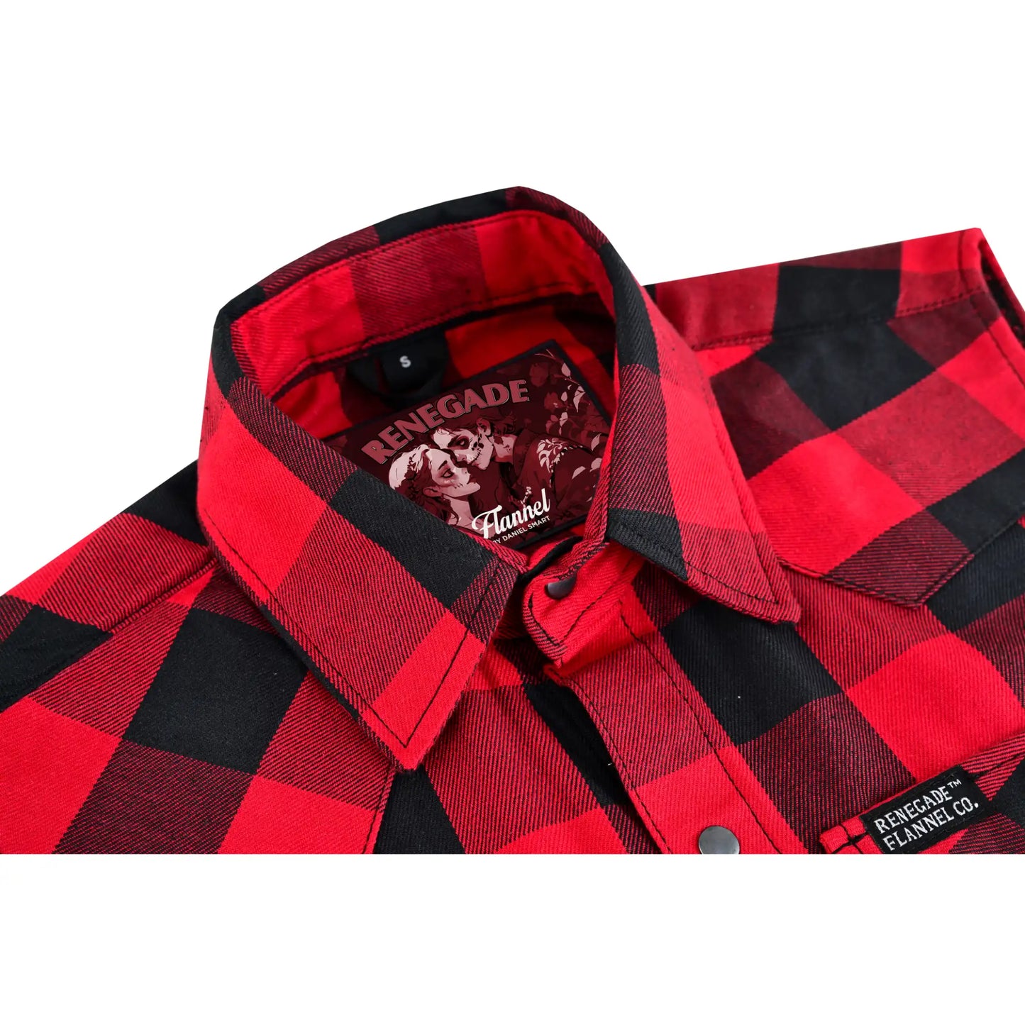 Red Styler Men's Red and Black Sleeveless Flannel