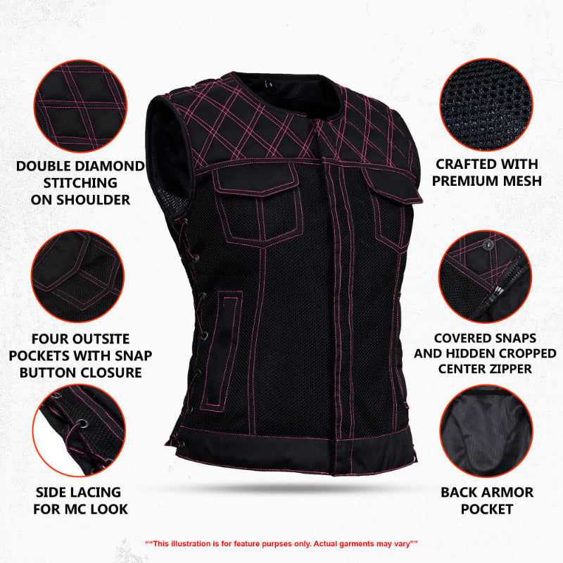 Rose Rush - Women's Mesh Vest