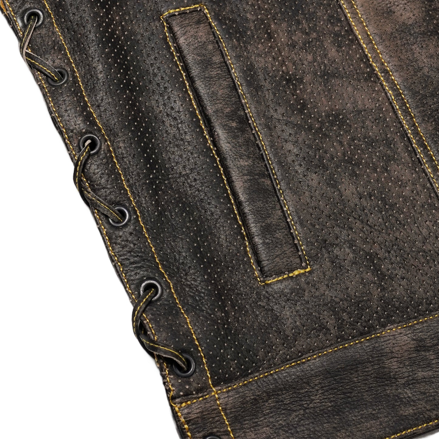 Rust Rider – Men’s Leather Vest