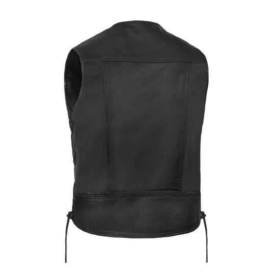 Rustler - Men's Motorcycle Leather Vest