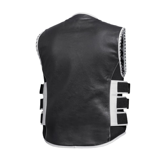 Shadow Pearl - Women's Leather Vest