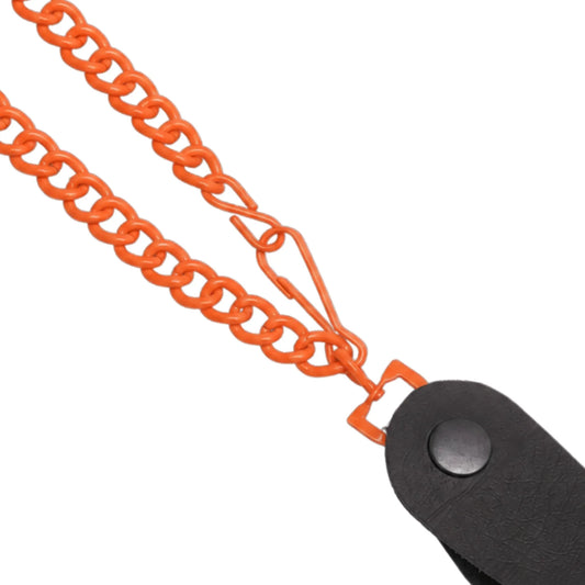 Copper Orange Heavy-Duty Wallet Chain with Snap-On Belt Loop - 13 Inch