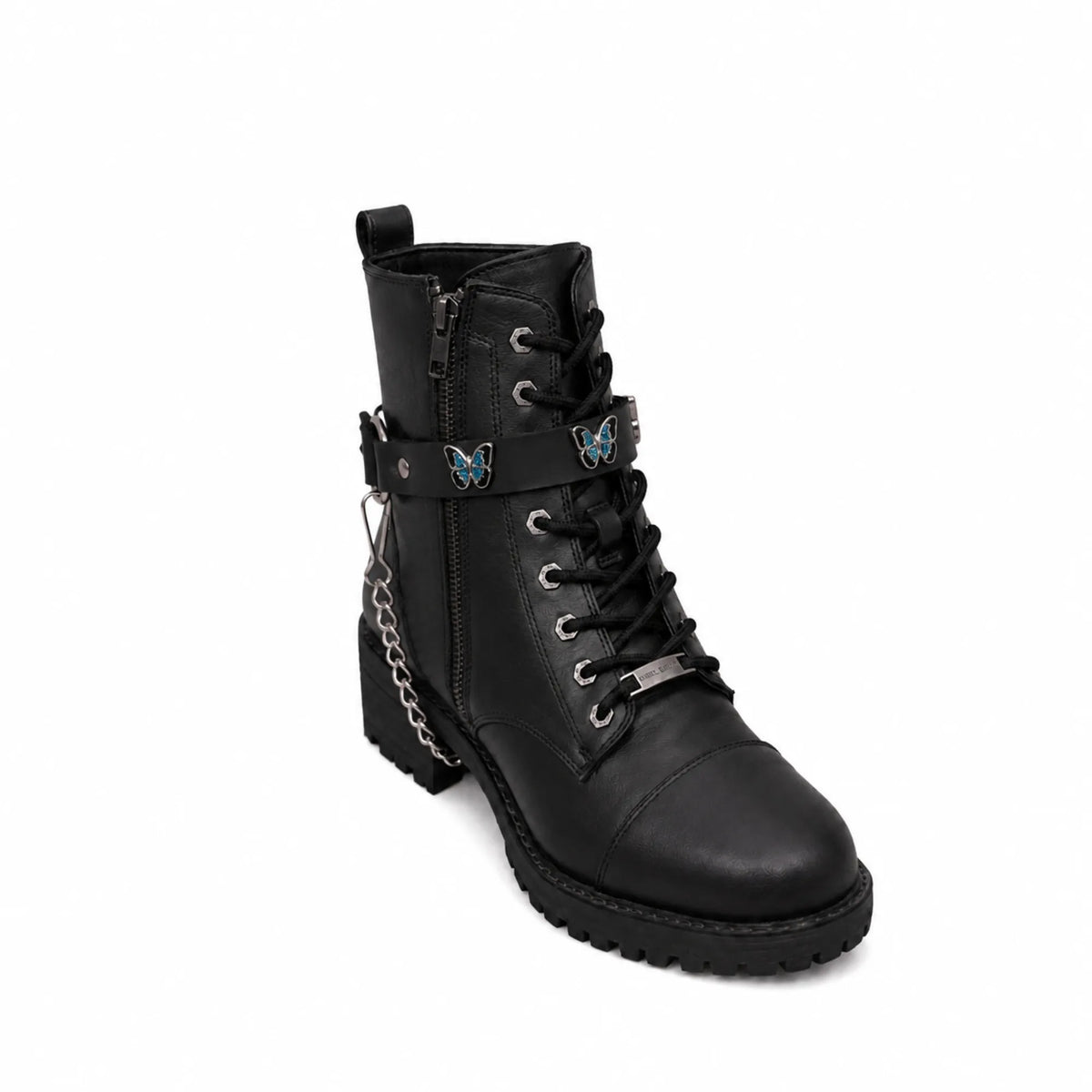 Boot Chain - Monarch Blue Butterfly