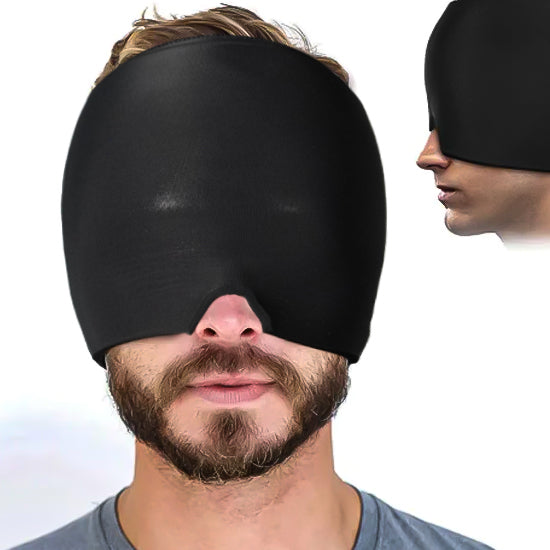 LVAD Gear Instant Migraine Relief Cap, Hot and Cold Therapy Hat for Relief from Stress, Tension, and Eye and Sinuses Pain LVAD Gear