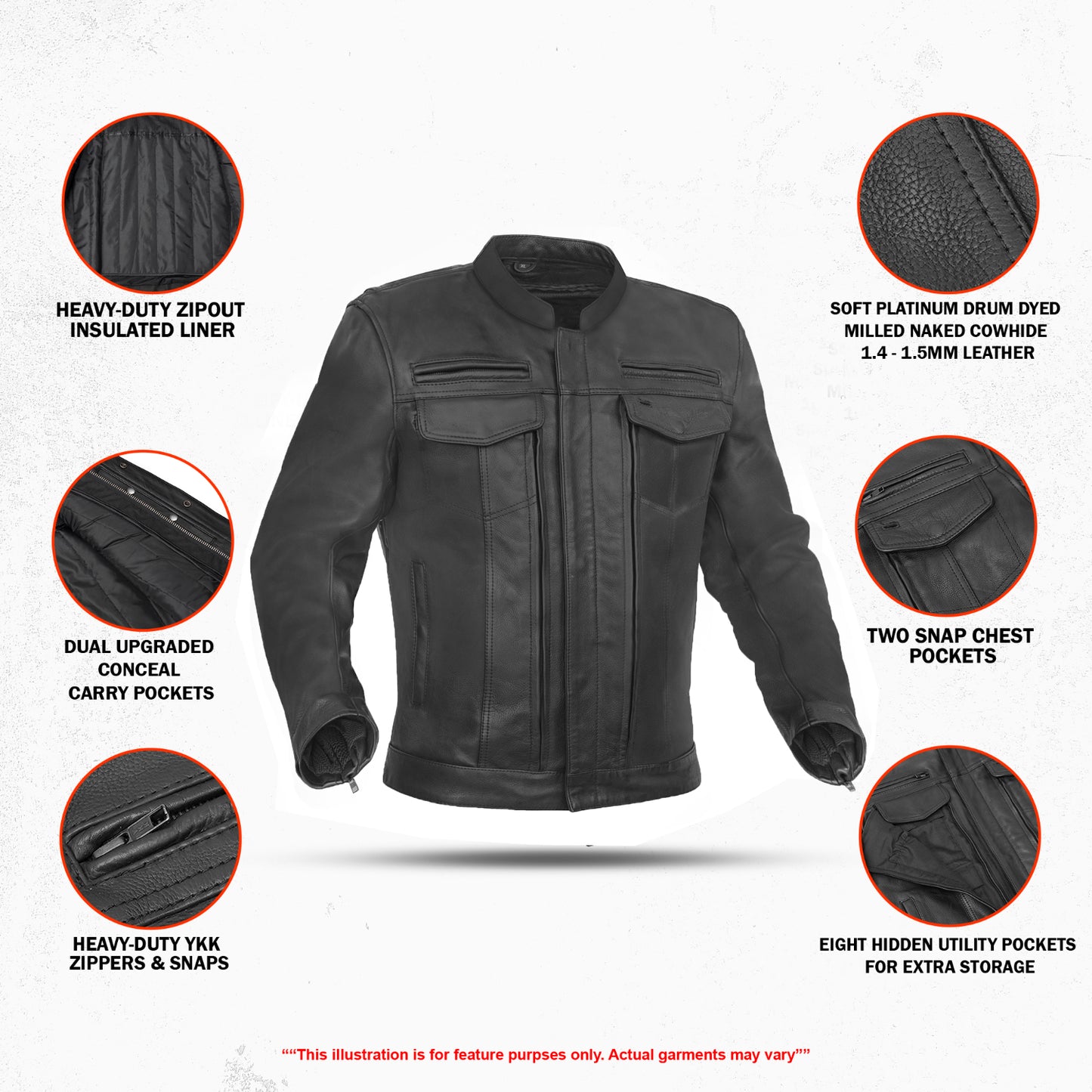 DS787 Men's Modern Utility Style Jacket