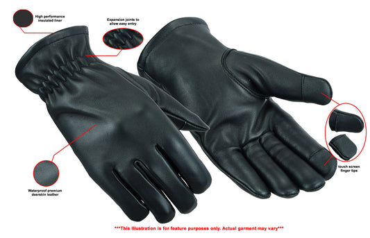 DS53 Deerskin Waterproof Thermal Lined Glove