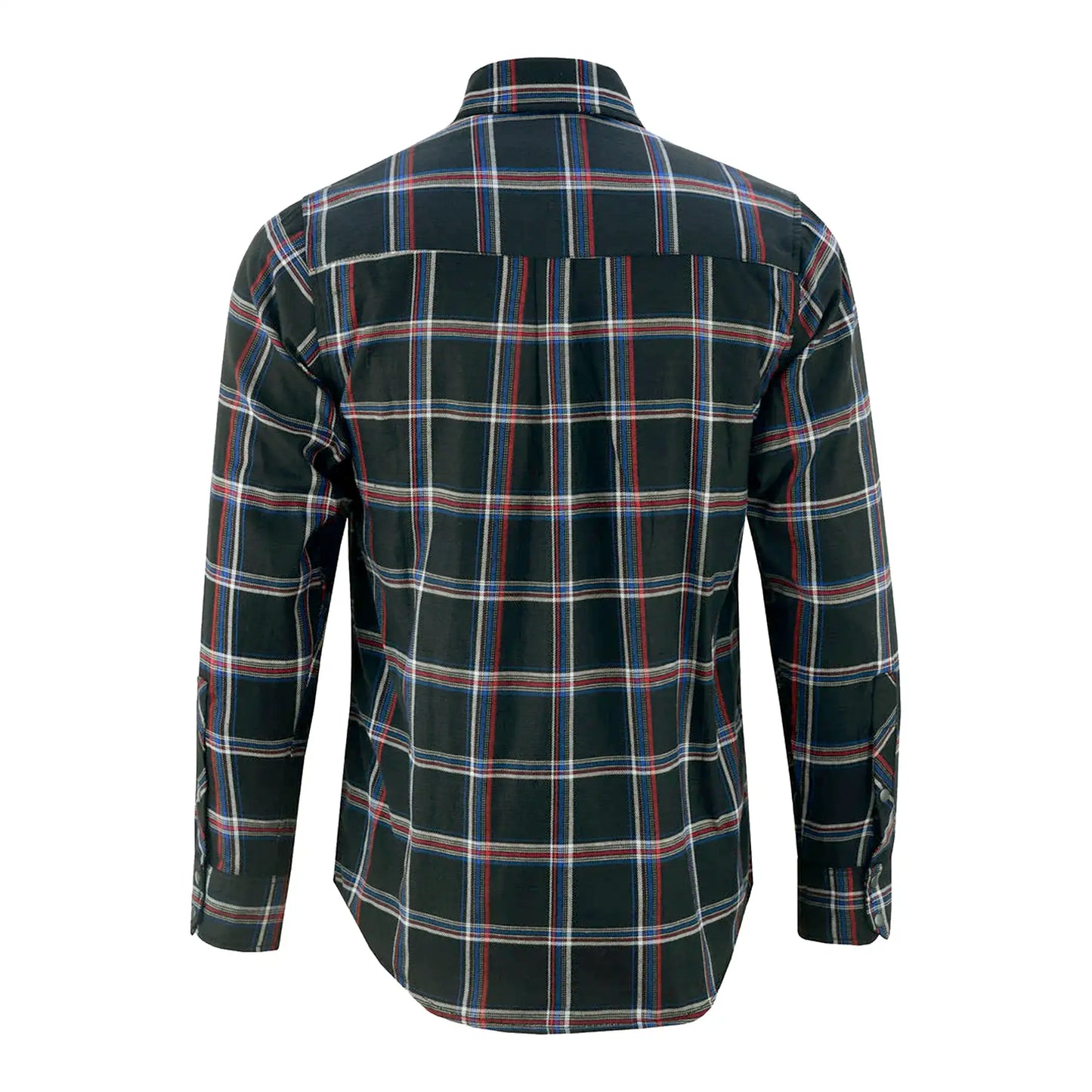 LVAD Men’s Flannel Shirt Black, Red & Blue LVAD Gear