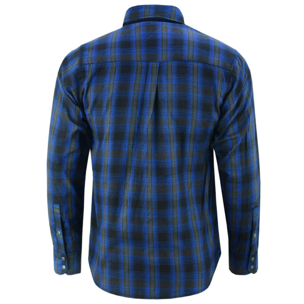 Flannel Shirt - Daze Blue and Black LVAD Gear Flannel