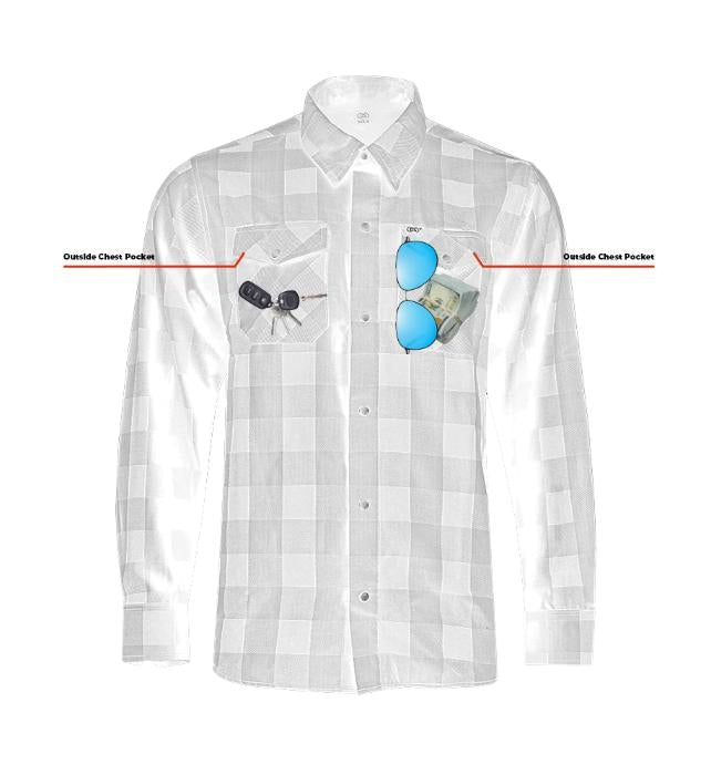 Flannel Shirt - Orange and Black LVAD Gear Flannel