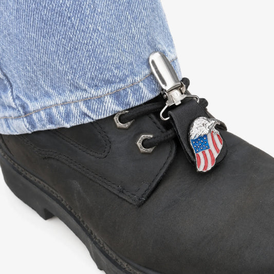 American Flag Eagle Boot Clips