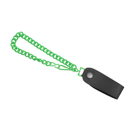 Lime Green Heavy-Duty Wallet Chain with Snap-On Belt Loop - 13 Inch