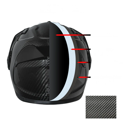 M2-G D.O.T. & ECE Daytona C6- Grey Carbon Fiber