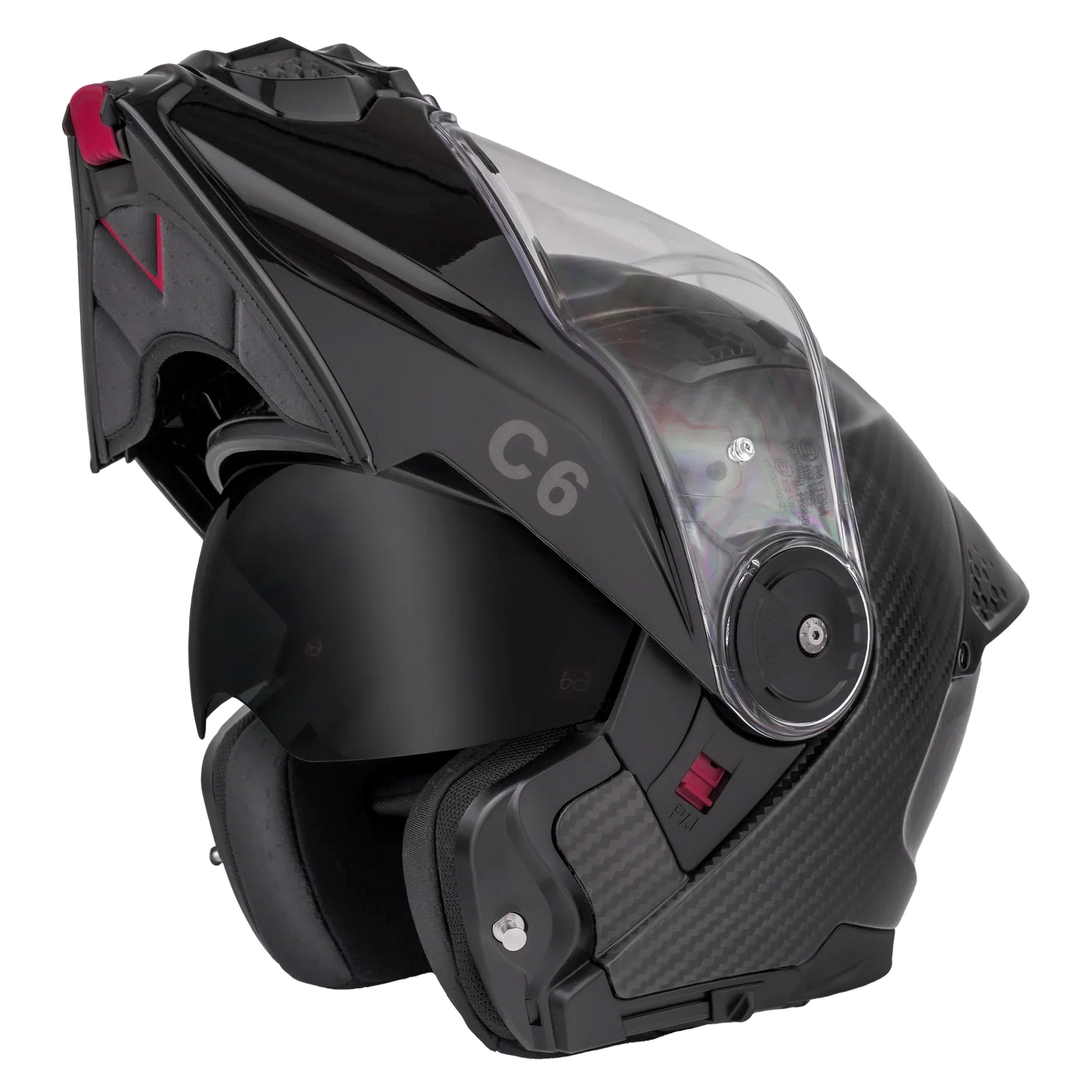 M2-G D.O.T. & ECE Daytona C6- Grey Carbon Fiber