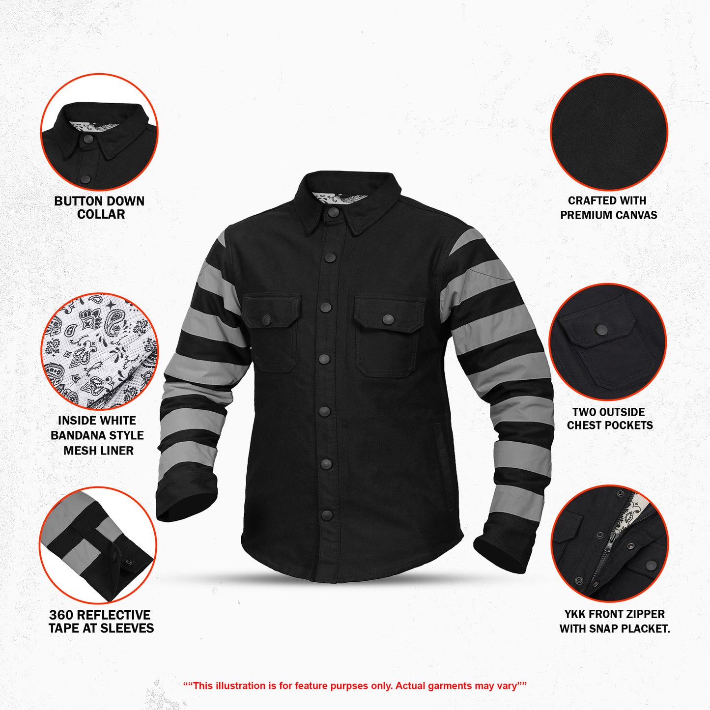 Dark Devil™ – Men’s Canvas Shirt