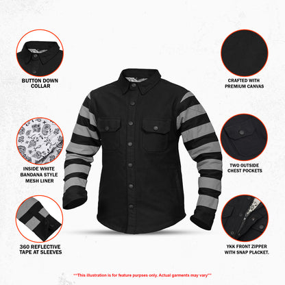 Dark Devil™ – Men’s Canvas Shirt