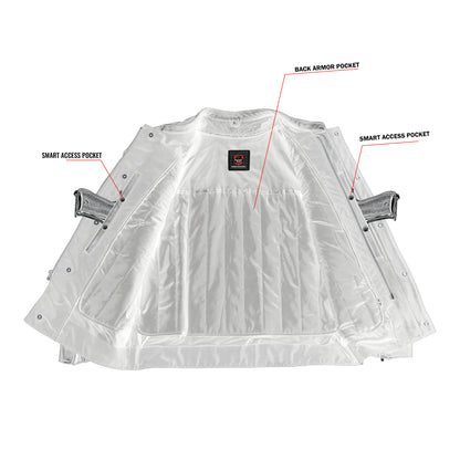 Blaze Runner™ Men's Leather Motorcycle Jacket