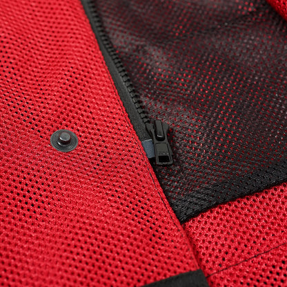 Red Flame - Low Cut Summer Spark Men's Mesh Vest