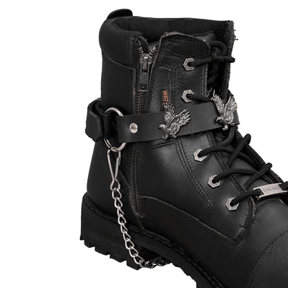 Boot Chain - Gunmetal Eagle Flight