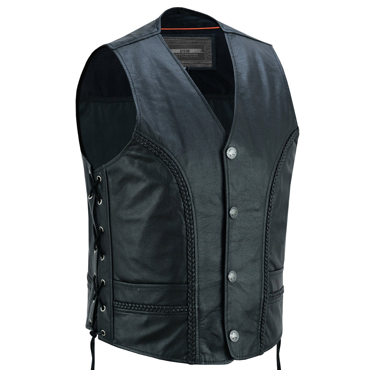 Forge - Men's Motorcycle Leather Vest