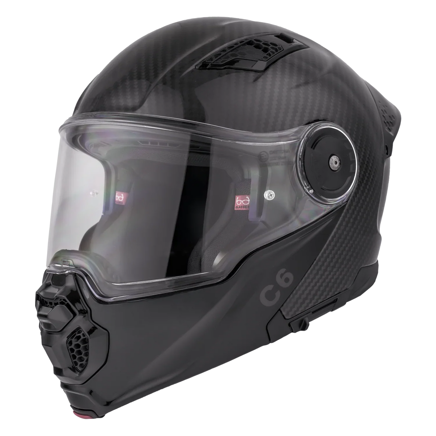 M2-G D.O.T. & ECE Daytona C6- Grey Carbon Fiber