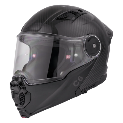 M2-G D.O.T. & ECE Daytona C6- Grey Carbon Fiber