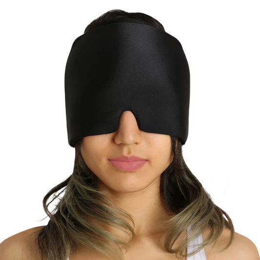 LVAD Gear Instant Migraine Relief Cap, Hot and Cold Therapy Hat for Relief from Stress, Tension, and Eye and Sinuses Pain LVAD Gear