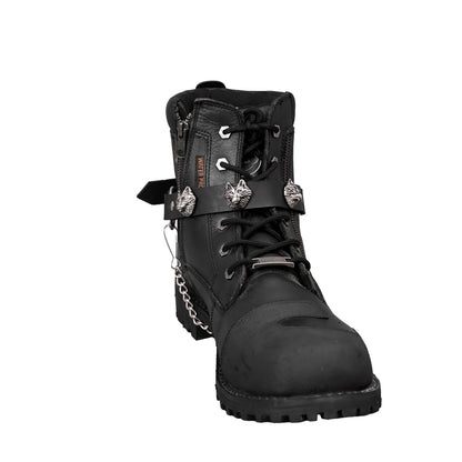 Boot Chain - Silver Wolf Star