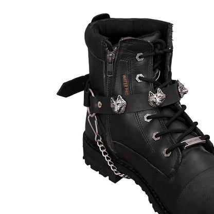 Boot Chain - Silver Wolf Star
