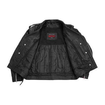 DS732 Men's Premium Classic Plain Side Police Style Jacket