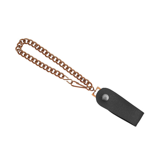 Gold Heavy-Duty Wallet Chain with Snap-On Belt Loop - 13 Inch