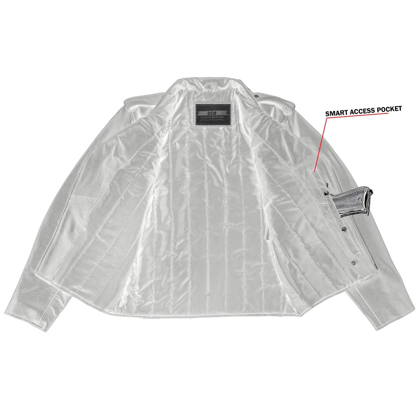 DS711 Magno™ Men's Leather Motorcycle Jacket