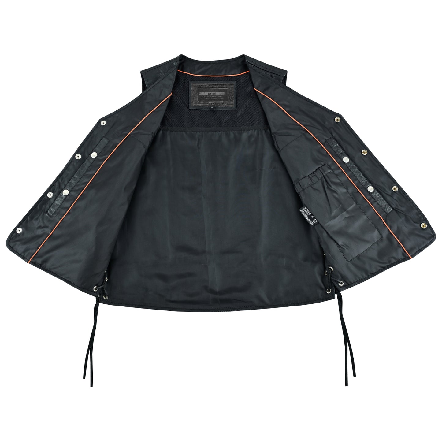 Forge - Men's Motorcycle Leather Vest