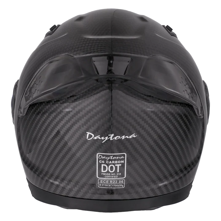 M2-G D.O.T. & ECE Daytona C6- Grey Carbon Fiber