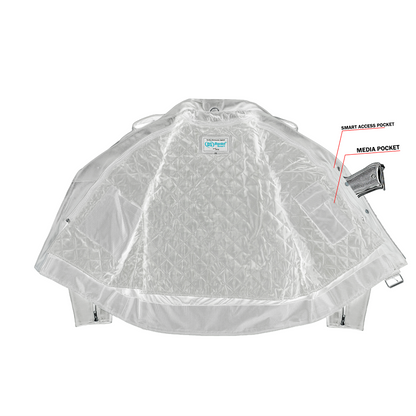 DS759 Men's Eagle Embossed Live To Ride - Ride To Live Classic Black