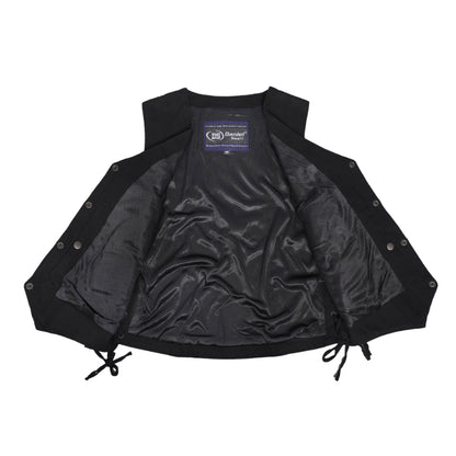 DM952 Women's Denim Classic Side Lace Vest