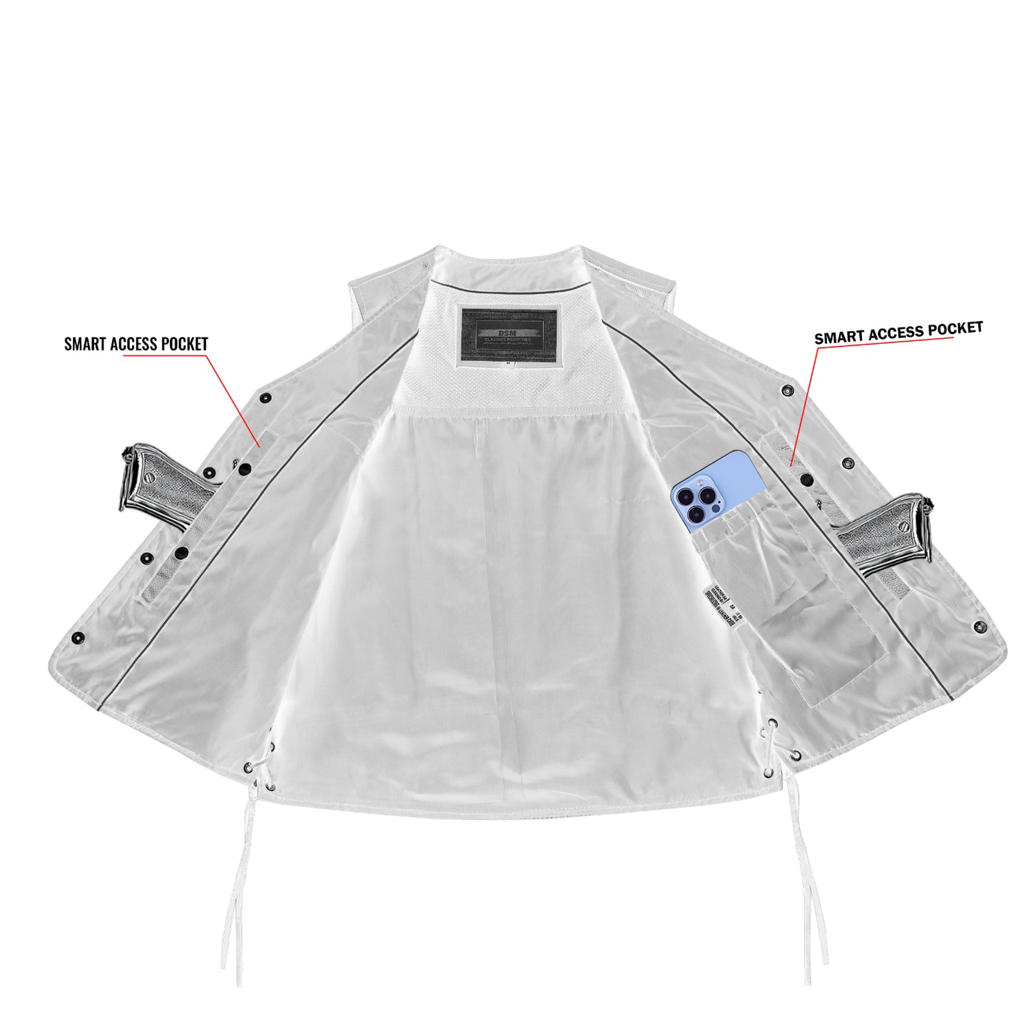 Forge - Men's Motorcycle Leather Vest