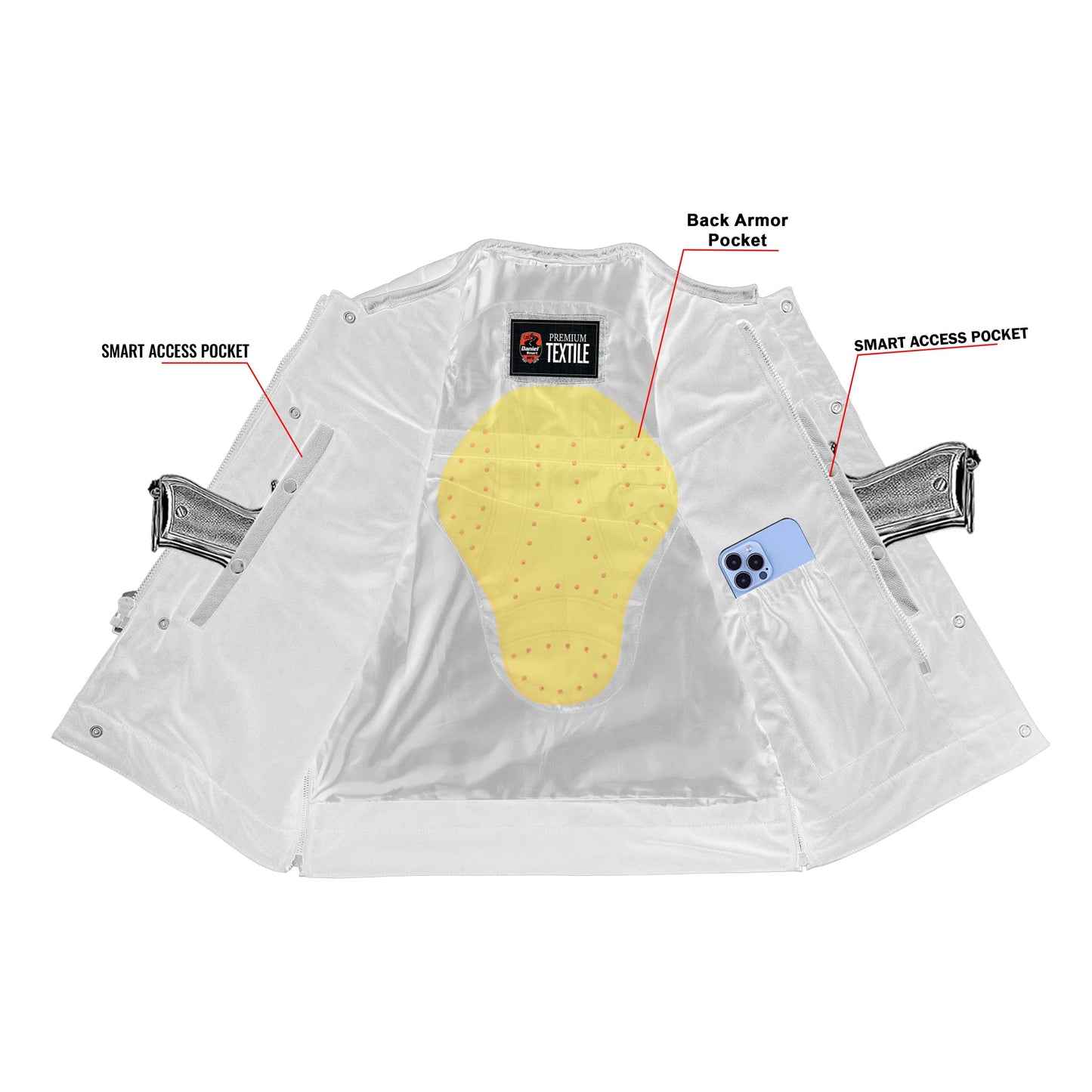 Night Turn - Men’s Motorcycle Textile Vest
