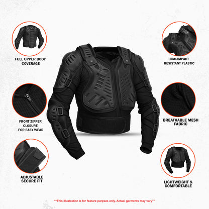 75-1001 Full Protection Body Armor - Black