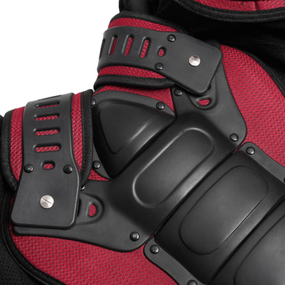 Motorcycle Full Body Armor - CE-2 Level - Red