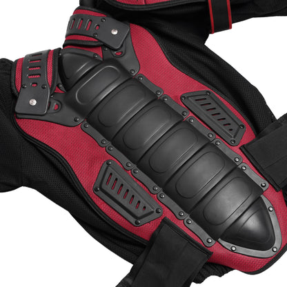 Motorcycle Full Body Armor - CE-2 Level - Red
