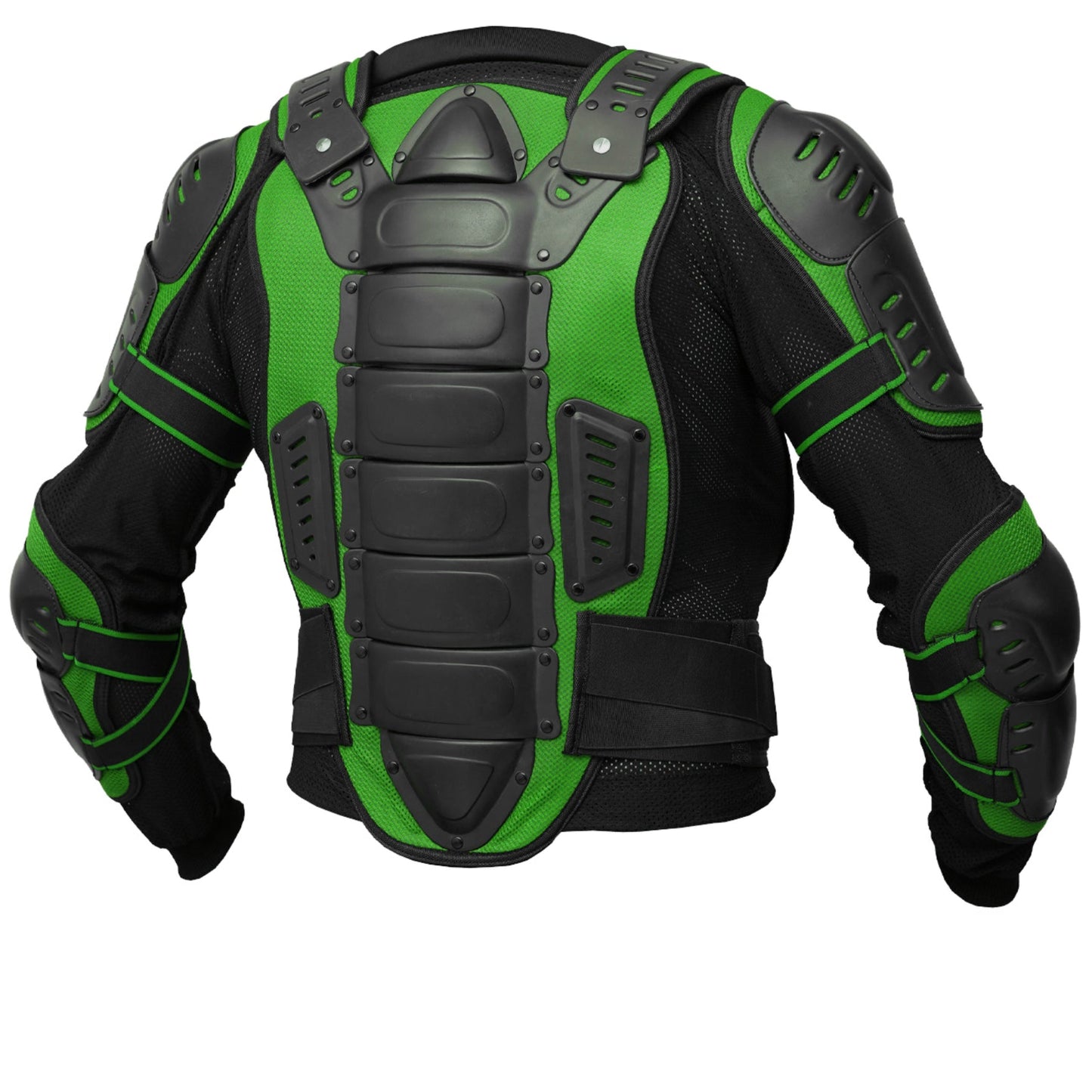 Motorcycle Full Body Armor - CE-2 Level - Green