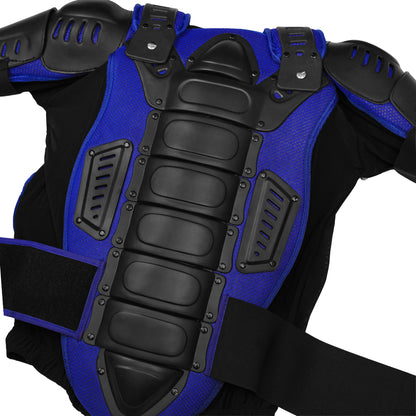 Motorcycle Full Body Armor - CE-2 Level - Blue