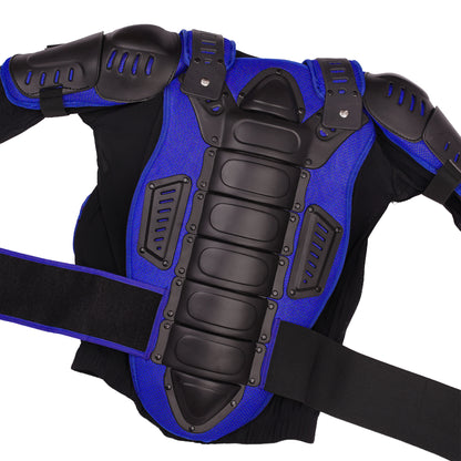 Motorcycle Full Body Armor - CE-2 Level - Blue