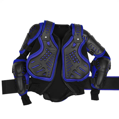 Motorcycle Full Body Armor - CE-2 Level - Blue