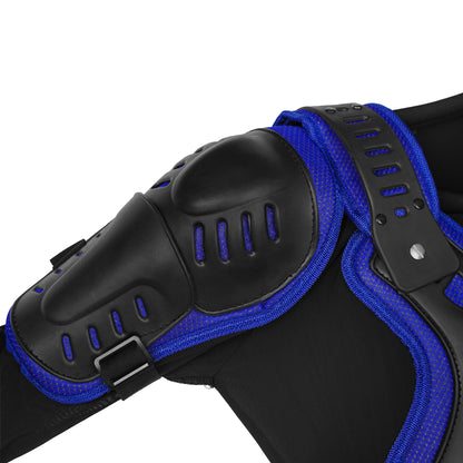Motorcycle Full Body Armor - CE-2 Level - Blue